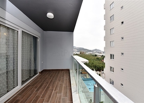 شقة غرفة وصالة -طابق مرتفع - اثاث جديد - في مهموتلار / الانيا 