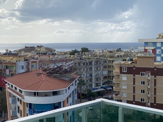 اطلالة بحر - مجمع فاخر - شقة 2 غرفة وصالة -مؤثثة -في توسمور / الانيا  