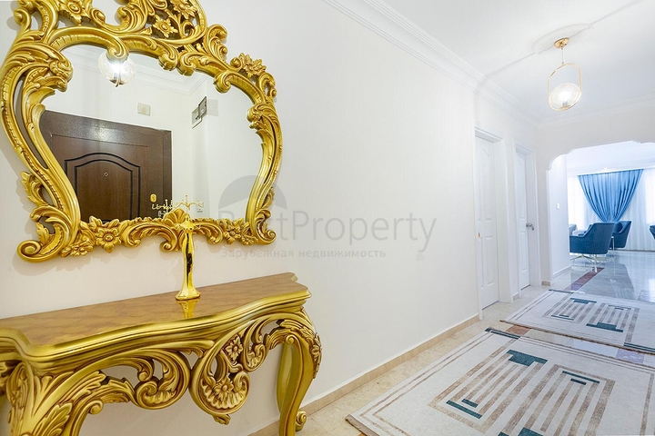 طابق مرتفع - شقة مؤثثة - تصميم 1+2 - في مهوتلار / الانيا 