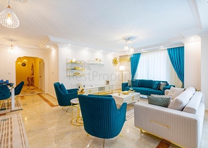 طابق مرتفع - شقة مؤثثة - تصميم 1+2 - في مهوتلار / الانيا 