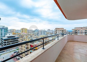 طابق مرتفع - شقة مؤثثة - تصميم 1+2 - في مهوتلار / الانيا 