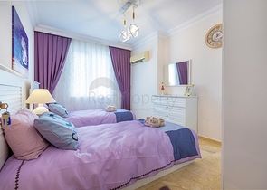 طابق مرتفع - شقة مؤثثة - تصميم 1+2 - في مهوتلار / الانيا 