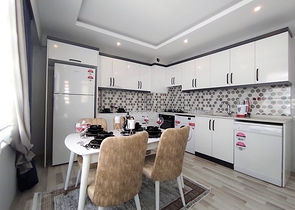 شقة 2 غرفة وصالة -اثاث جديد - موقع مناسب - في مهموتلار / الانيا 