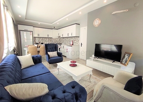 شقة 2 غرفة وصالة -اثاث جديد - موقع مناسب - في مهموتلار / الانيا 