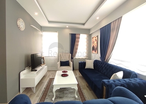 شقة 2 غرفة وصالة -اثاث جديد - موقع مناسب - في مهموتلار / الانيا 