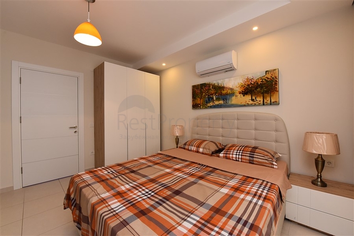 شقة 2 غرفة وصالة - مفروشة -ضمن مجمع فاخر -في افسلار / الانيا 