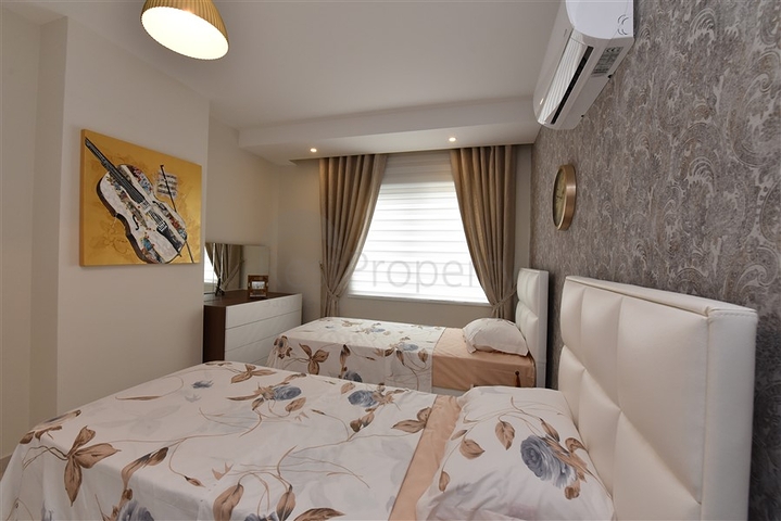 شقة 2 غرفة وصالة - مفروشة -ضمن مجمع فاخر -في افسلار / الانيا 