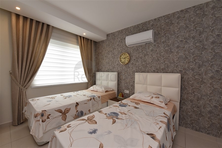 شقة 2 غرفة وصالة - مفروشة -ضمن مجمع فاخر -في افسلار / الانيا 