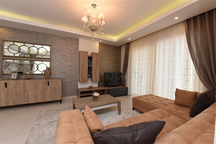 شقة 2 غرفة وصالة - مفروشة -ضمن مجمع فاخر -في افسلار / الانيا 