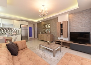 شقة 2 غرفة وصالة - مفروشة -ضمن مجمع فاخر -في افسلار / الانيا 