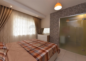 شقة 2 غرفة وصالة - مفروشة -ضمن مجمع فاخر -في افسلار / الانيا 