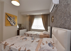 شقة 2 غرفة وصالة - مفروشة -ضمن مجمع فاخر -في افسلار / الانيا 