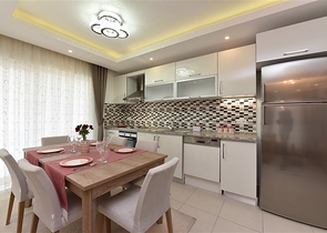 شقة 2 غرفة وصالة - مفروشة -ضمن مجمع فاخر -في افسلار / الانيا 