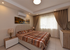 شقة 2 غرفة وصالة - مفروشة -ضمن مجمع فاخر -في افسلار / الانيا 