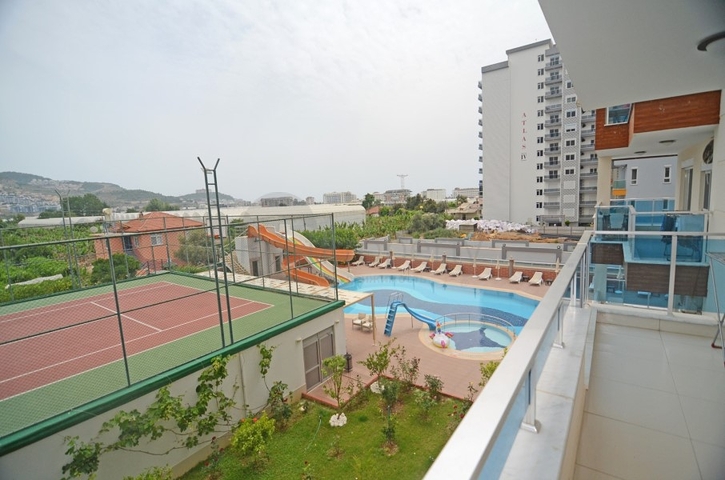 شقة غرفة وصالة - مؤثثة - ضمن مجمع يضم كافة الخدمات - في مهموتلار / الانيا 