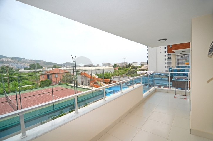 شقة غرفة وصالة - مؤثثة - ضمن مجمع يضم كافة الخدمات - في مهموتلار / الانيا 