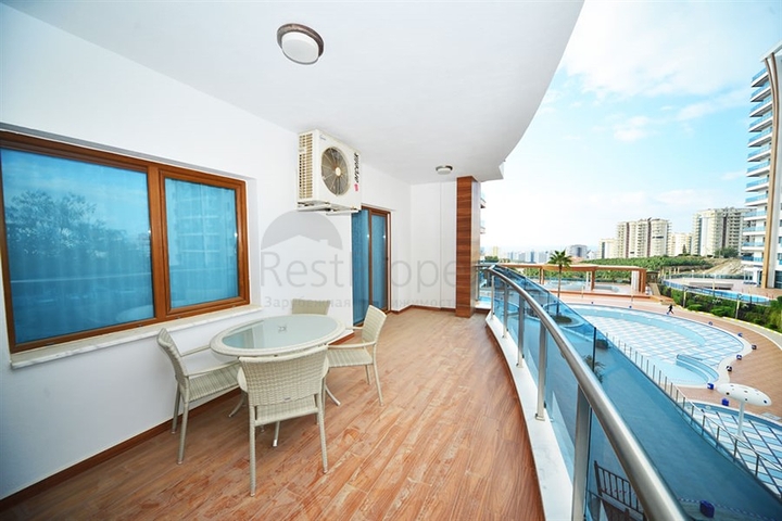 مجمع فاخر يضم شاطئ خاص  - شقة 2 غرفة وصالة - مؤثثة -في مهموتلار / الانيا 