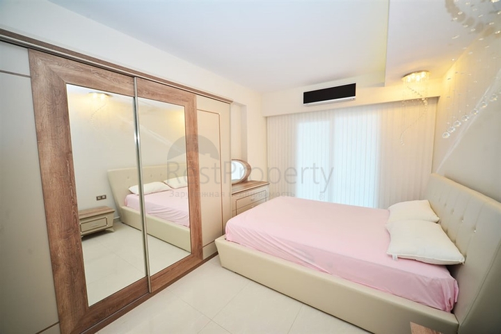 مجمع فاخر يضم شاطئ خاص  - شقة 2 غرفة وصالة - مؤثثة -في مهموتلار / الانيا 