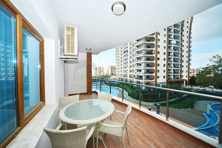 مجمع فاخر يضم شاطئ خاص  - شقة 2 غرفة وصالة - مؤثثة -في مهموتلار / الانيا 