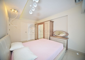 مجمع فاخر يضم شاطئ خاص  - شقة 2 غرفة وصالة - مؤثثة -في مهموتلار / الانيا 