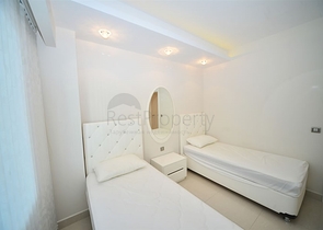 مجمع فاخر يضم شاطئ خاص  - شقة 2 غرفة وصالة - مؤثثة -في مهموتلار / الانيا 