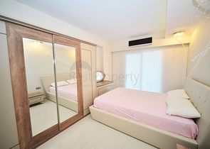 مجمع فاخر يضم شاطئ خاص  - شقة 2 غرفة وصالة - مؤثثة -في مهموتلار / الانيا 