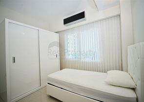 مجمع فاخر يضم شاطئ خاص  - شقة 2 غرفة وصالة - مؤثثة -في مهموتلار / الانيا 