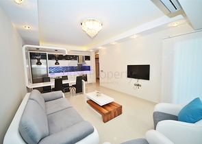 مجمع فاخر يضم شاطئ خاص  - شقة 2 غرفة وصالة - مؤثثة -في مهموتلار / الانيا 