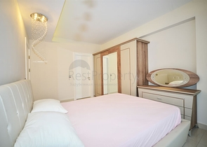 مجمع فاخر يضم شاطئ خاص  - شقة 2 غرفة وصالة - مؤثثة -في مهموتلار / الانيا 