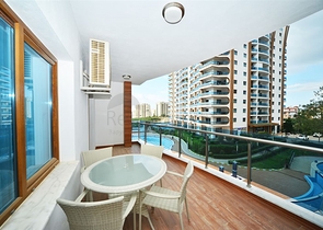 مجمع فاخر يضم شاطئ خاص  - شقة 2 غرفة وصالة - مؤثثة -في مهموتلار / الانيا 