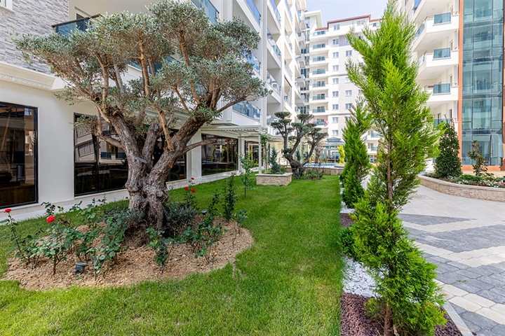 مجمع حديث فاخر - شقة 2 غرفة وصالة -واسعة - في مهموتلار / الانيا 