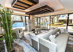 مجمع حديث فاخر - شقة 2 غرفة وصالة -واسعة - في مهموتلار / الانيا 