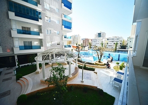 مجمع حديث فاخر - شقة 2 غرفة وصالة -واسعة - في مهموتلار / الانيا 