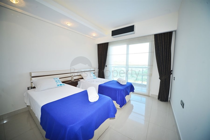 مجمع فاخر - خدمات 5 نجوم - شقة عائلية 3 غرف وصالة - في مهموتلار / الانيا 