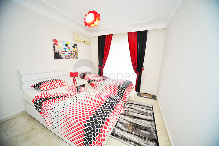 شقة مفروشة - 2 غرفة وصالة - ضمن مجمع سكني - في مهموتلار / الانيا