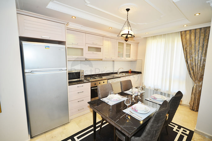 شقة مفروشة - 2 غرفة وصالة - ضمن مجمع سكني - في مهموتلار / الانيا