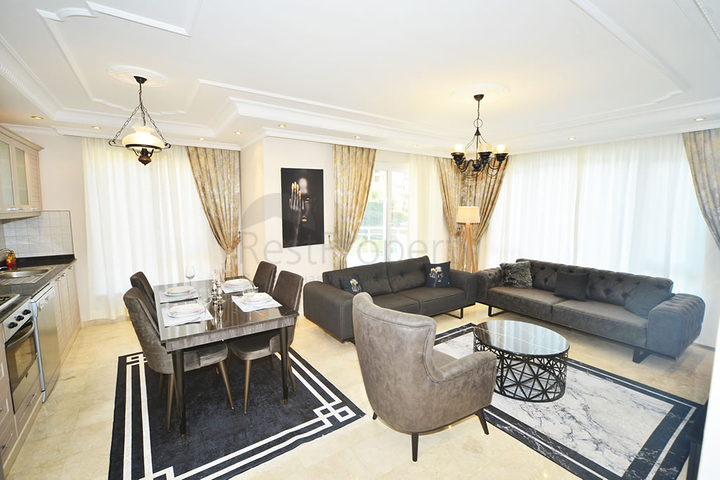 شقة مفروشة - 2 غرفة وصالة - ضمن مجمع سكني - في مهموتلار / الانيا