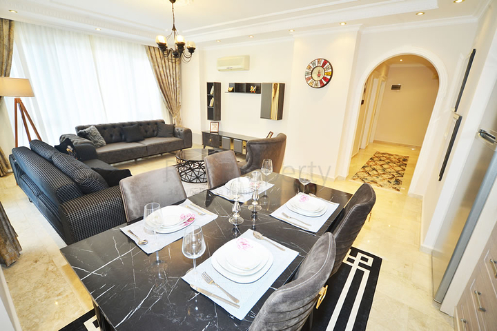 شقة مفروشة - 2 غرفة وصالة - ضمن مجمع سكني - في مهموتلار / الانيا