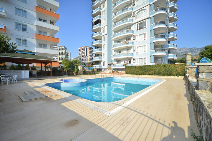 شقة مفروشة - 2 غرفة وصالة - ضمن مجمع سكني - في مهموتلار / الانيا