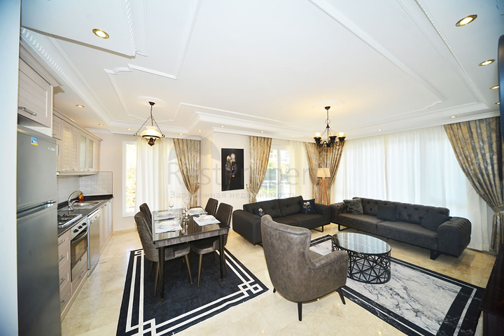 شقة مفروشة - 2 غرفة وصالة - ضمن مجمع سكني - في مهموتلار / الانيا