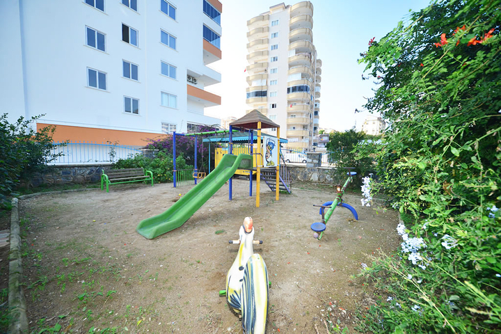 شقة مفروشة - 2 غرفة وصالة - ضمن مجمع سكني - في مهموتلار / الانيا