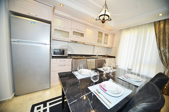 شقة مفروشة - 2 غرفة وصالة - ضمن مجمع سكني - في مهموتلار / الانيا