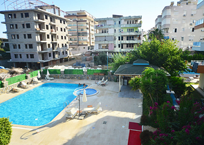 شقة مفروشة - 2 غرفة وصالة - ضمن مجمع سكني - في مهموتلار / الانيا