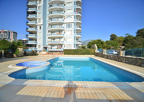 شقة مفروشة - 2 غرفة وصالة - ضمن مجمع سكني - في مهموتلار / الانيا