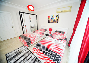 شقة مفروشة - 2 غرفة وصالة - ضمن مجمع سكني - في مهموتلار / الانيا