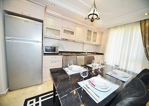 شقة مفروشة - 2 غرفة وصالة - ضمن مجمع سكني - في مهموتلار / الانيا