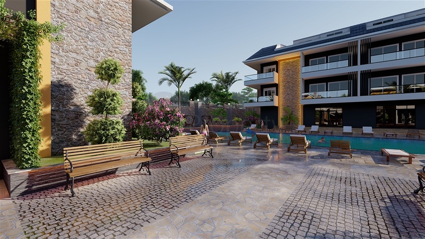 فرصة حقيقة لامتلاك منزل العطلات - تصميم مميز -قريب من البحر -بالتقسيط - في افسلار / الانيا 