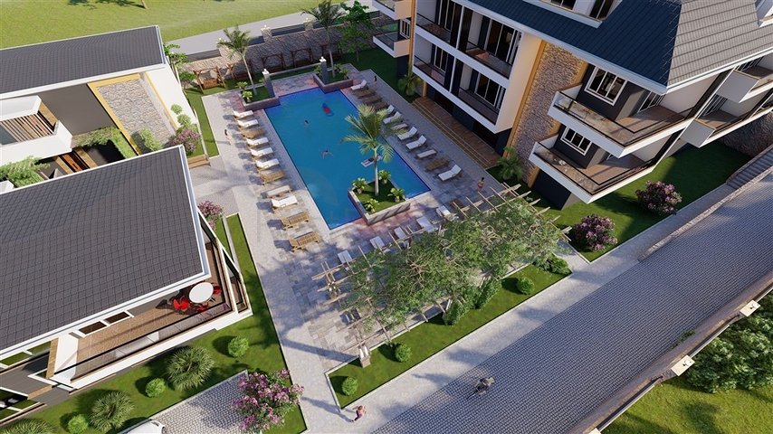 فرصة حقيقة لامتلاك منزل العطلات - تصميم مميز -قريب من البحر -بالتقسيط - في افسلار / الانيا 