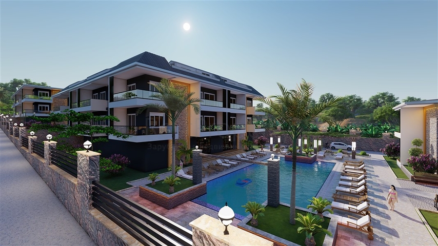 فرصة حقيقة لامتلاك منزل العطلات - تصميم مميز -قريب من البحر -بالتقسيط - في افسلار / الانيا 