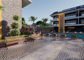 فرصة حقيقة لامتلاك منزل العطلات - تصميم مميز -قريب من البحر -بالتقسيط - في افسلار / الانيا 